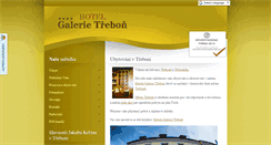 Desktop Screenshot of hotel-trebon.cz