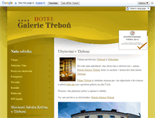 Tablet Screenshot of hotel-trebon.cz